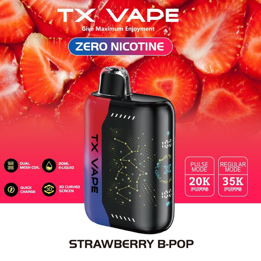 Strawberry B-Pop (Nicotine Free)